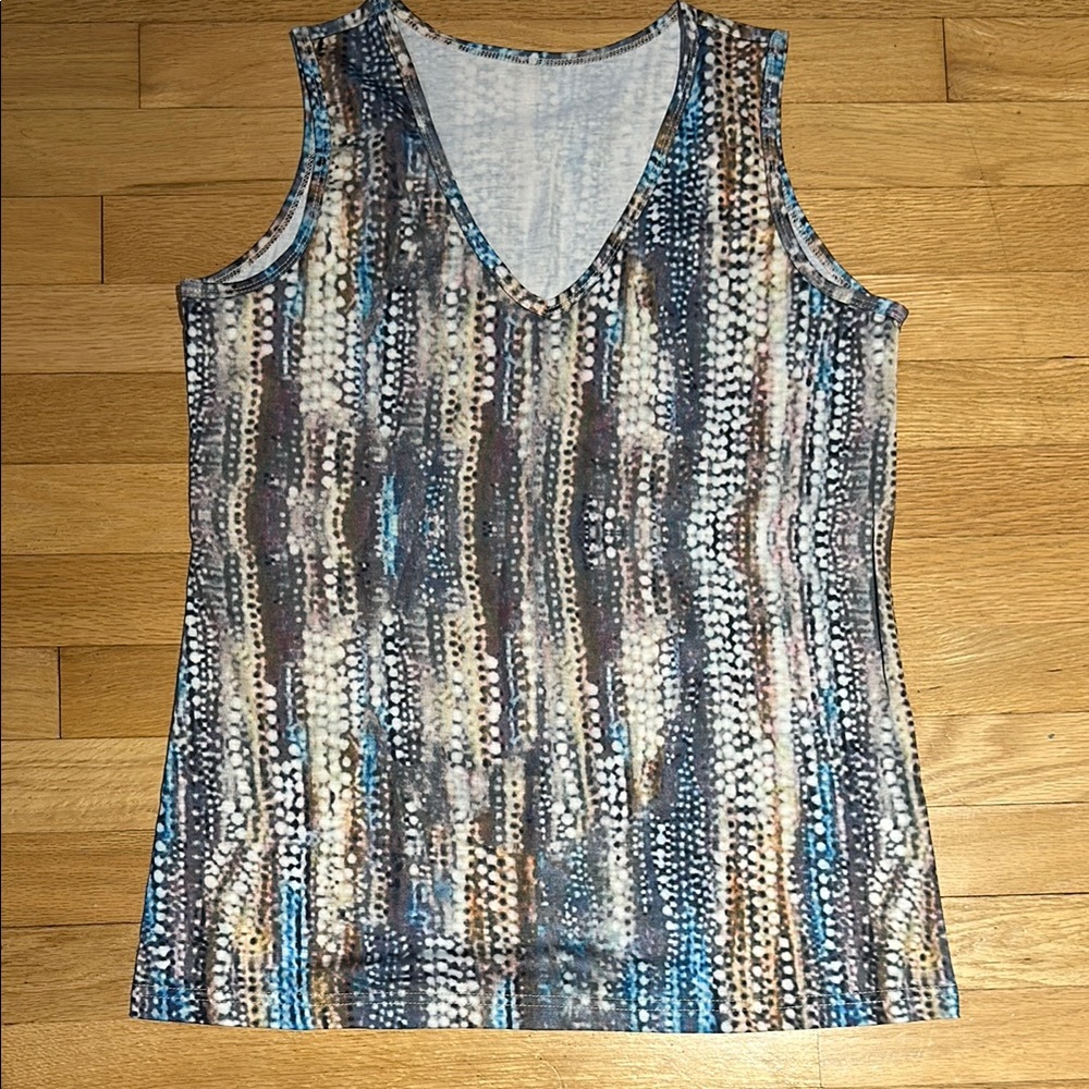 Multicolor Sleeveless Women's Top
